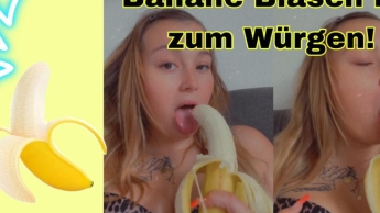 Banana bubbles until you choke