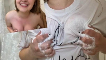 Custom Video! Wet T-Shirt and shower Video!!