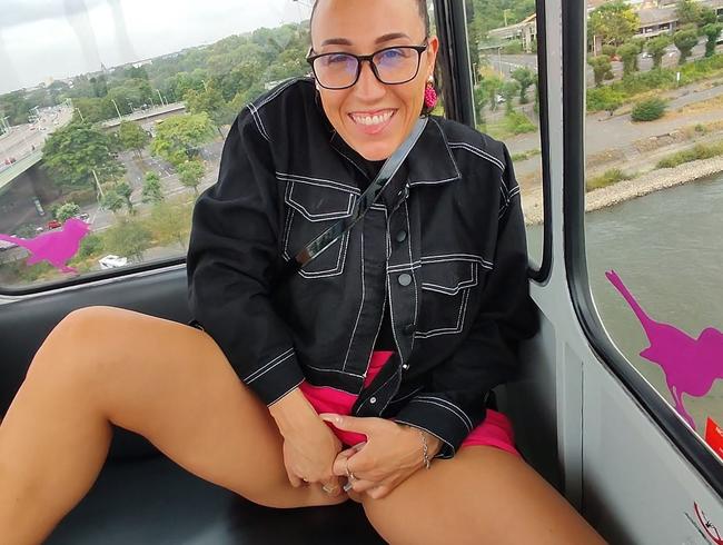 IN THE CABLE CAR!!! I do it everywhere!!!