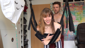 Lovemaking in the love swing!!