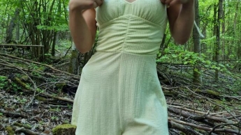 My first time in underwear and already outdoors :) Is that going too far!?
