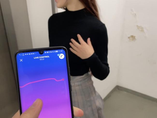 Remote controlled to ecstasy? User is rewarded in the locker room!