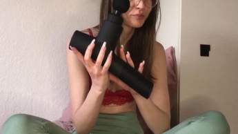 WAY TOO AWESOME!!! EXTREMELY HARD MASSAGE!!! My FIRST MASTURBATION VIDEO!