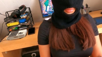 storm mask on