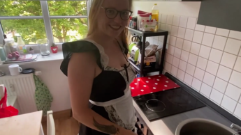 Completely FULL SPRAYED! I clean for you & you fuck me!