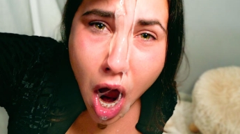 FSK21! Sperm escalation for the cheeky teen mouth