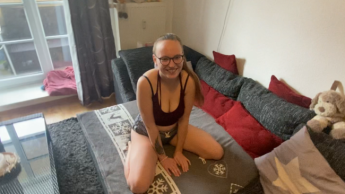 HE JUST FUCK ME! Mega load fully injected into the cunt!