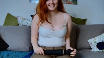 Just made pee?!?! Wet orgasm by massage stick!