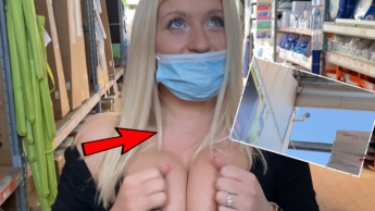 LOST BET! | Remote controlled in hardware store & filmed by surveillance camera!