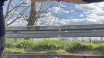 My piss served at a rest stop