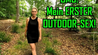 OMG! My first OUTDOOR SEX!