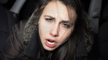 SURPRISED! Stranger fucks me in the car | Public | Outdoor | insemination