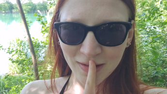 Secret piss on the lake!