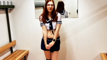 Sports coach boldly fucks me in the locker room!