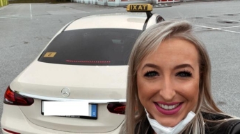 TAXI to orgasm :) PUBLIC