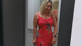 Trainee at the elevator made clear then fucked