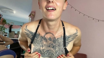 Was that a mistake? For the first time topless on the net