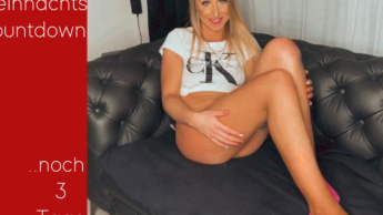 CHRISTMAS COUNTDOWN * 3 * DIRTY TALK :) Get me pregnant