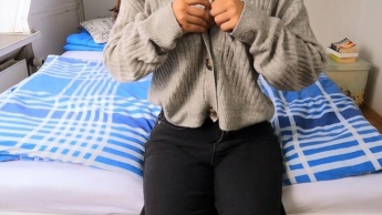 I undress in front of you and do it myself (+orgasm)