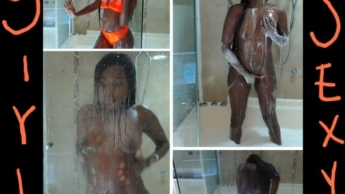 Una ducha espumosa y caliente