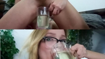 Drink piss 6 times