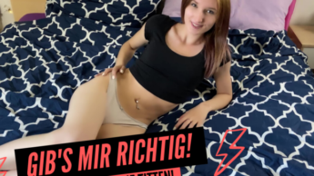 GIVE ME RIGHT! – Cum bomb on the tits!