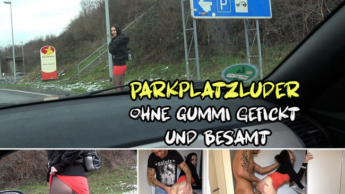 Parkplatzluder fucked without rubber and inseminated