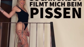 Sugar daddy films me pissing
