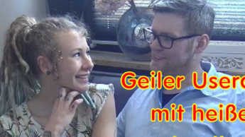 Horny user rotation with a hot blonde