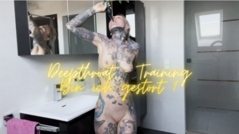 It couldn't be more private – this is how I get ready for the day!