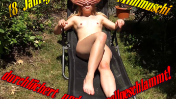 Just sick and perverted! Pissed teen bare in the hair dryer