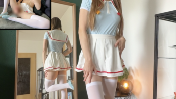Neues und heißes Uservideo?!? Ich verwöhne mich im süßen Cosplay-Outfit!!