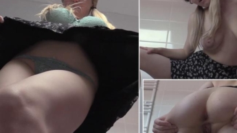 Soft dominant student pisses and strips for you!