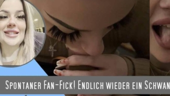 Spontaneous fan fuck! Finally a cock in me!