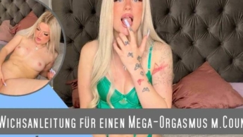 Your jerk off instructions for a mega orgasm! Let's get together – With countdown ;)