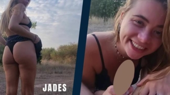 Jades – Great handjob and blowjob at sunset
