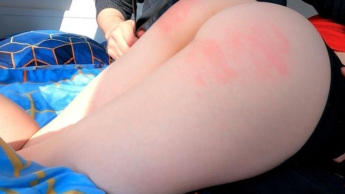 Spanking and fingering