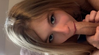 Lustful blowjob and hot cum load in my mouth
