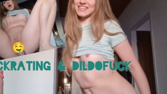 Dick rating and dildo fucking