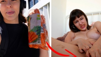 Do you have a carrot, or even two or three? I’ll stuff my pussy with that delicious vegetable!