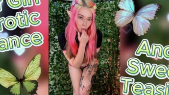 Elf Girl Erotic Dance And Ass Shaking