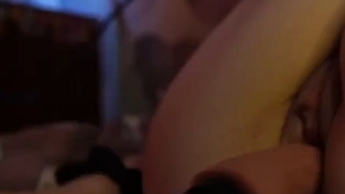 girl masturbates her pussy and fucks herself with a sex machine