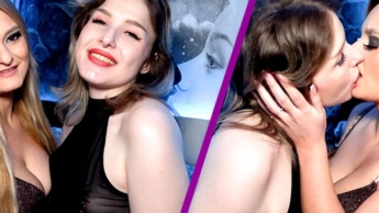 LESBO SEX WITH NEWCOMER TEEN POLIN!!! My FIRST TIME with Crystal White!