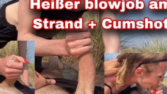 Public Blowjob at a public beach – without sound