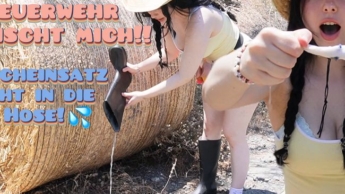 DOUBLE FIREFIGHTING OPERATION – Rubber boots full to the brim!