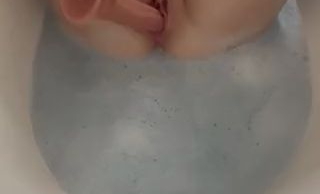 I masturbate myself with the huge 30 cm dildo