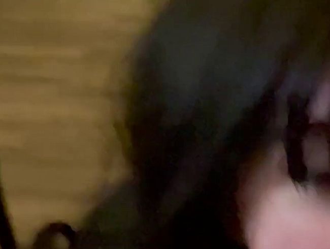 Intense blowjob until he cums deep in my throat