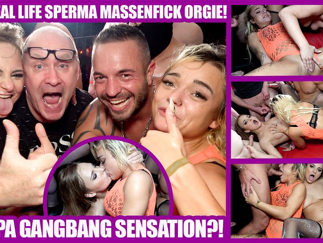 EUROPE GANGBANG SENSATION?! 100% REAL LIFE CUM MASS FUCK ORGY!!!