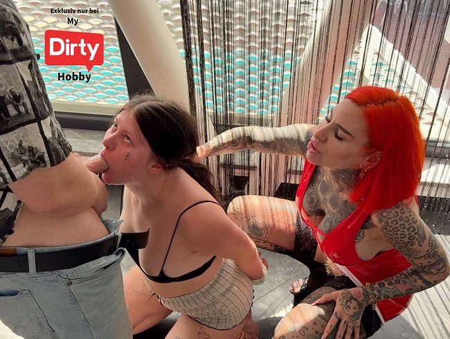 Hardcore lesson for antisocial teen slut