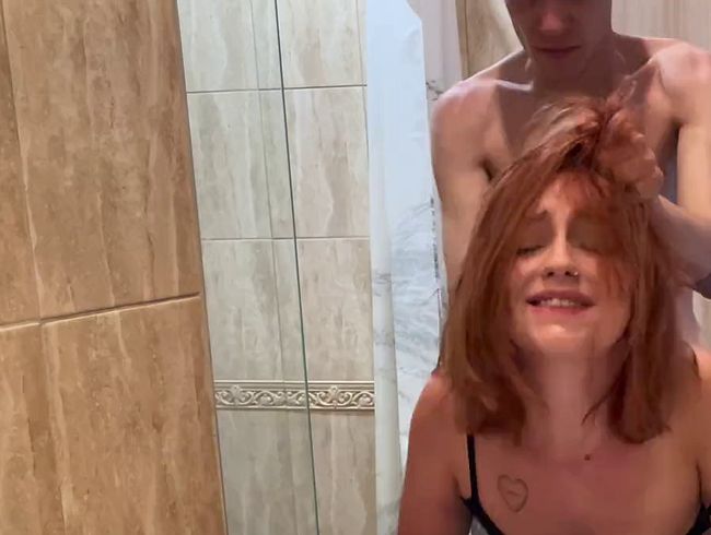 He fucks me until my knees are shaking, I have an orgasm and can no longer stand